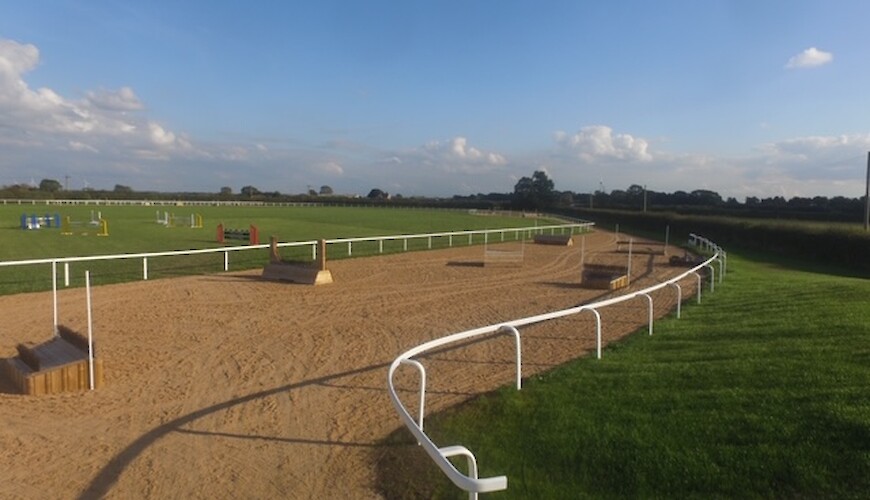 Super new facility here at Field Farm XC - 610m canter track / all weather XC