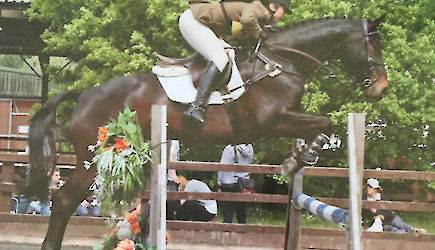 Jo and Midnight Park Sybero, Moreton Morrell Novice Horse Trials